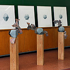 Ausstellungsbeitrag von Klaus Becker. Foto: Lutz Liebert, MZ der TU Dresden<br>